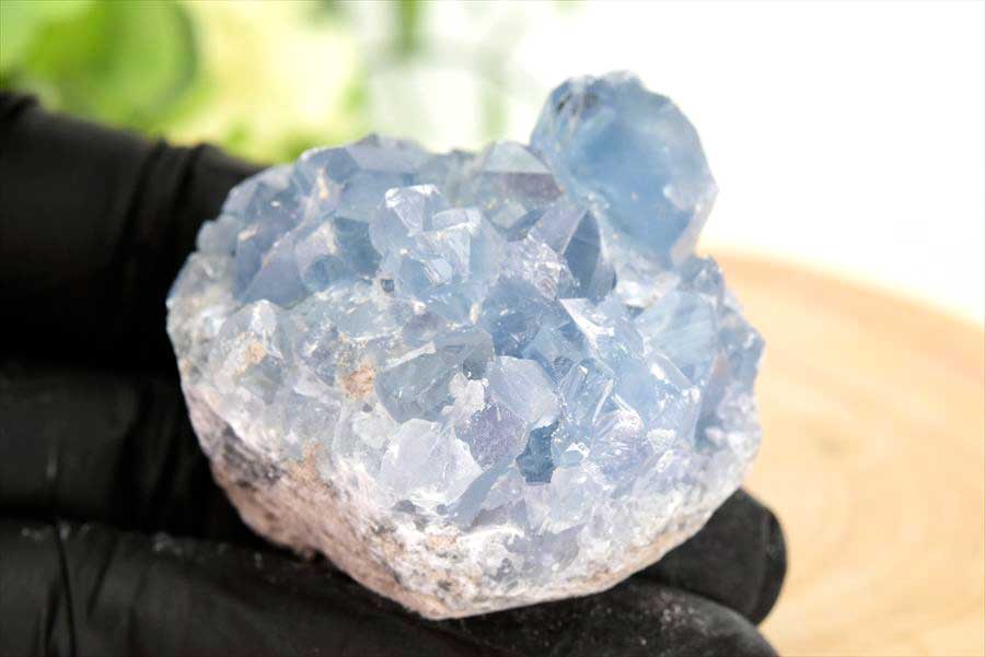 マダガスカル産 セレスタイト クラスター 原石｜天青石