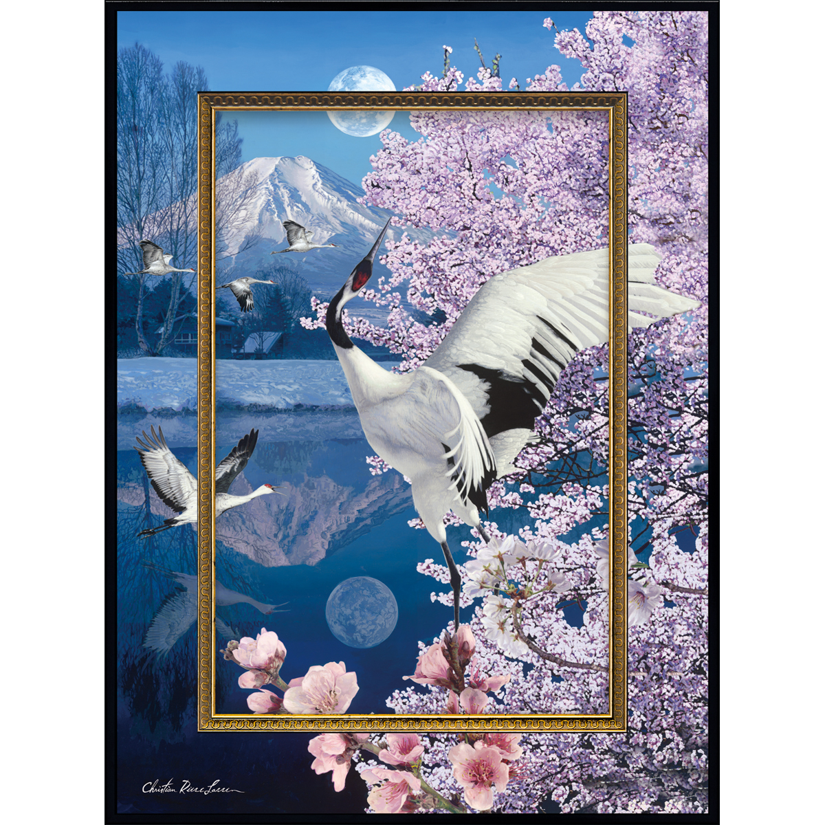 クリスチャン・リース・ラッセン ビッグアート「マウント フジ（M