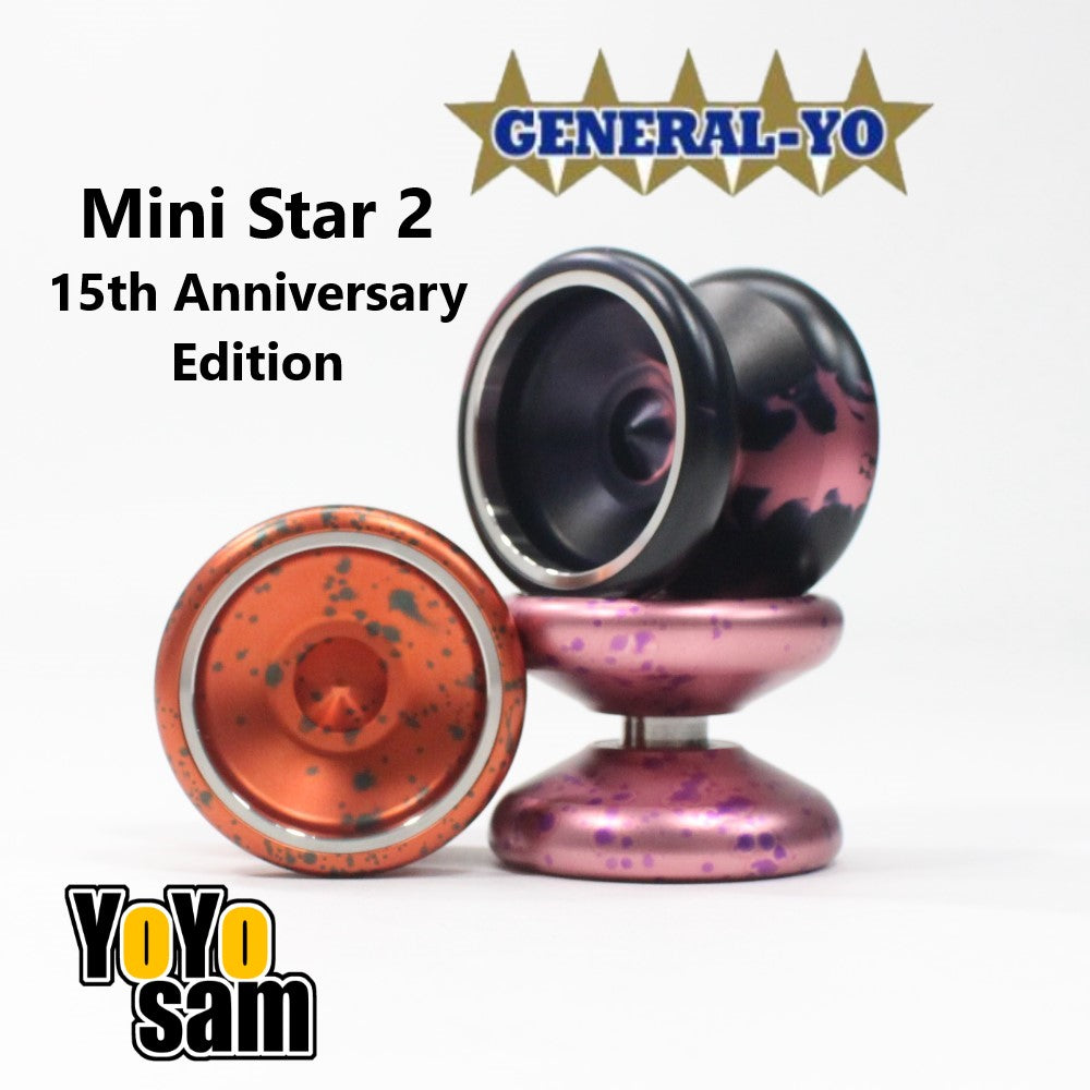 GENERAL-YO Mini-Star 2 Yo-Yo -Undersized Bi-Metal YoYo – YoYoSam