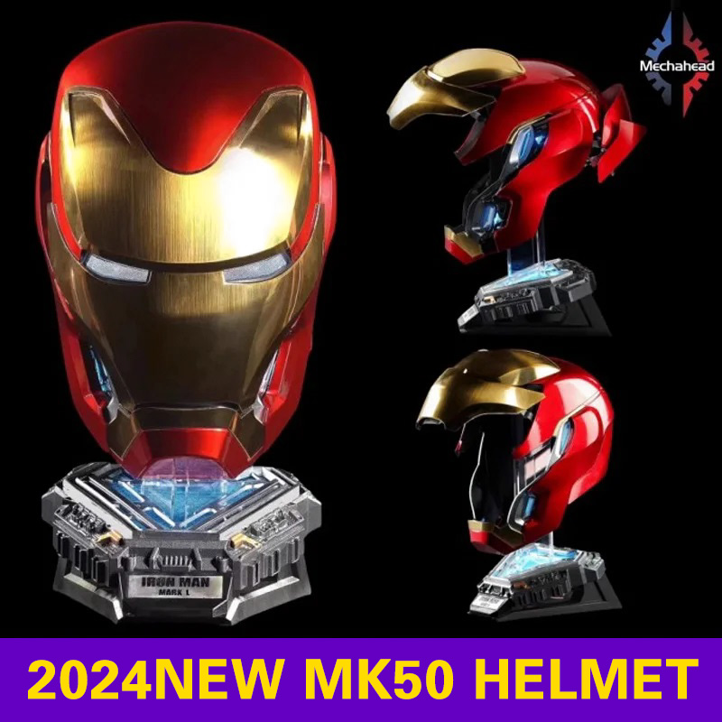 2024 New Mechahead 1:1 Iron Man Mk50 helmet Voice-activated