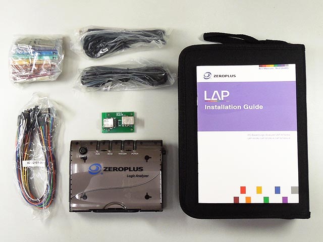 ZEROPLUSロジックアナライザー 32Mビット32ch100M LAP-321000U-A: 計測