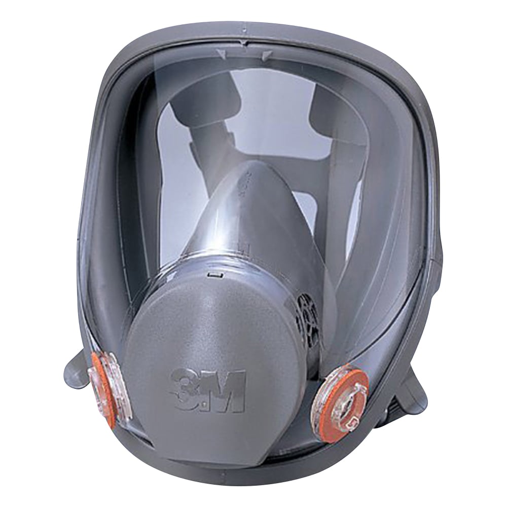 1-7253-01 防毒マスク（全面形面体）Mサイズ 6000F M 【AXEL】 アズワン