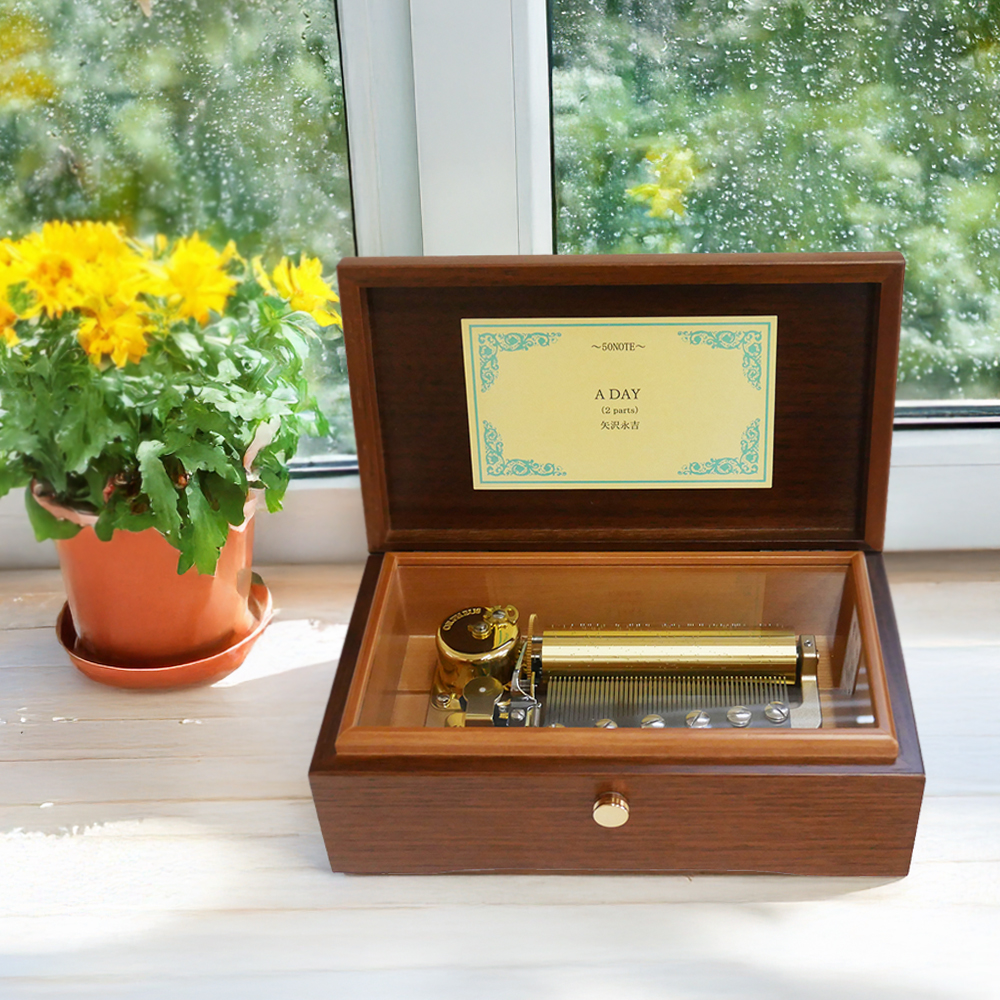 ニデック オルゴール 50弁 オルフェウス ウォールナット スタンダード