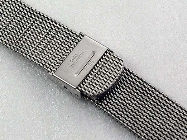 オメガ 稀少 メッシュブレス 超音波洗浄済 ラグ幅18mm用 美品 | アン