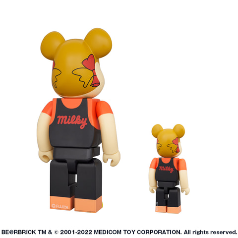 ペコちゃんがアクションフィギュア「BE@RBRICK」の特大サイズに