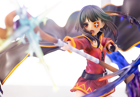 このすば」より、フィギュア「めぐみん -エクスプロージョンver.-」の