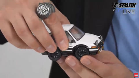 Q VILLAGE】「頭文字D」より「AE86＆藤原拓海」と「RX-7＆高橋啓介」が