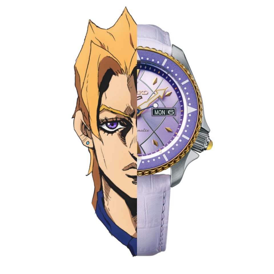 Seiko 5 Sportsから TVアニメ「ジョジョの奇妙な冒険 黄金の風