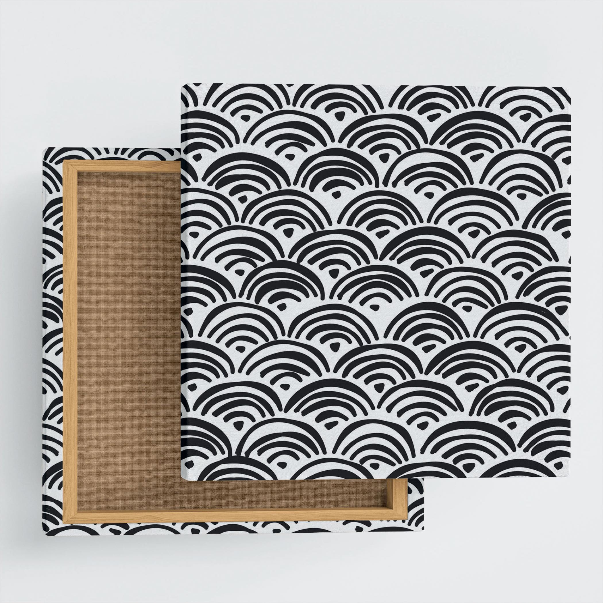 幾何学模様のウォールデコ インテリア雑貨 アートパネル キャンバス