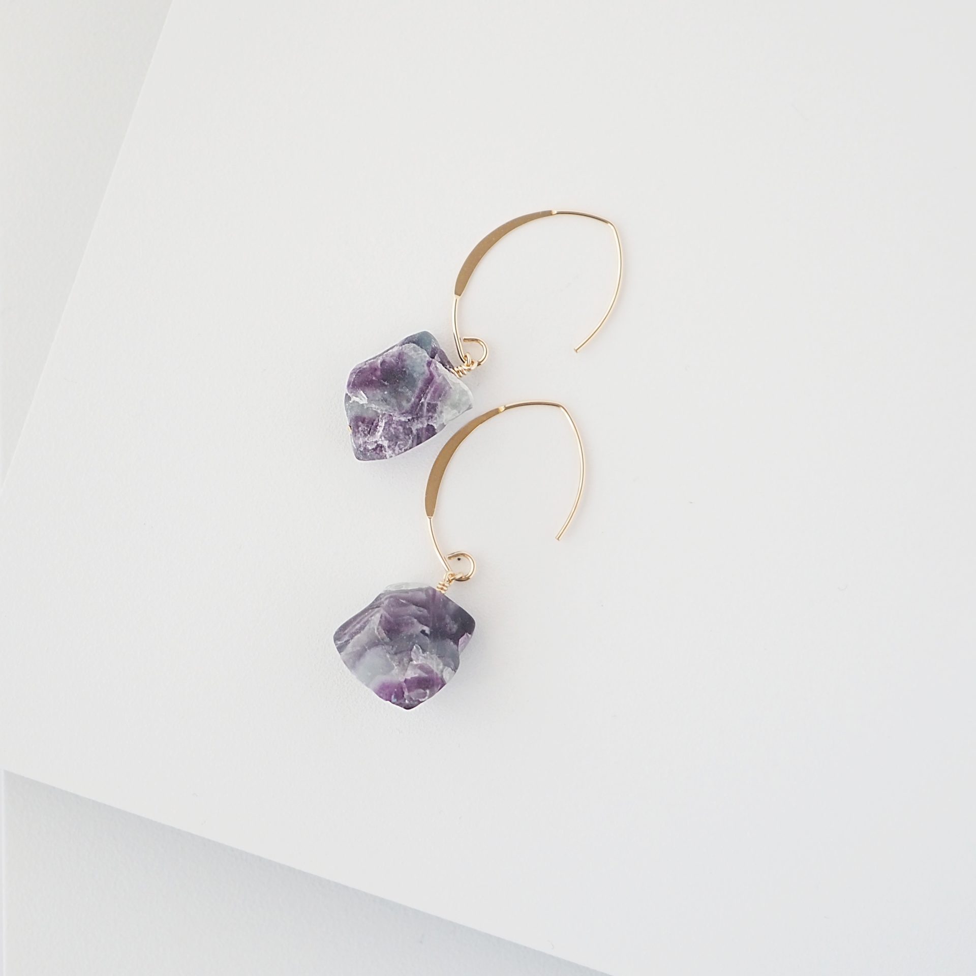 フローライトピアス | atelier045