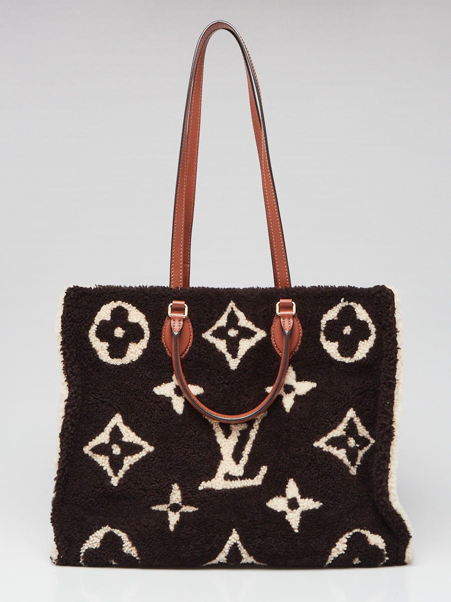 Louis Vuitton Limited Edition Monogram Fleece Teddy Onthego GM