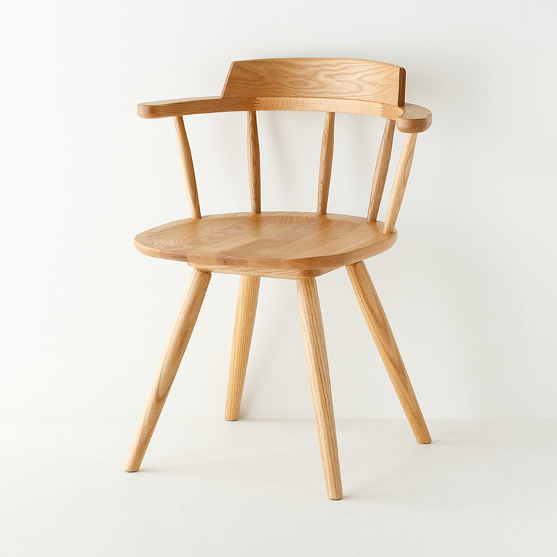 無垢材の回転チェア | ボー・デコール オンラインショップ