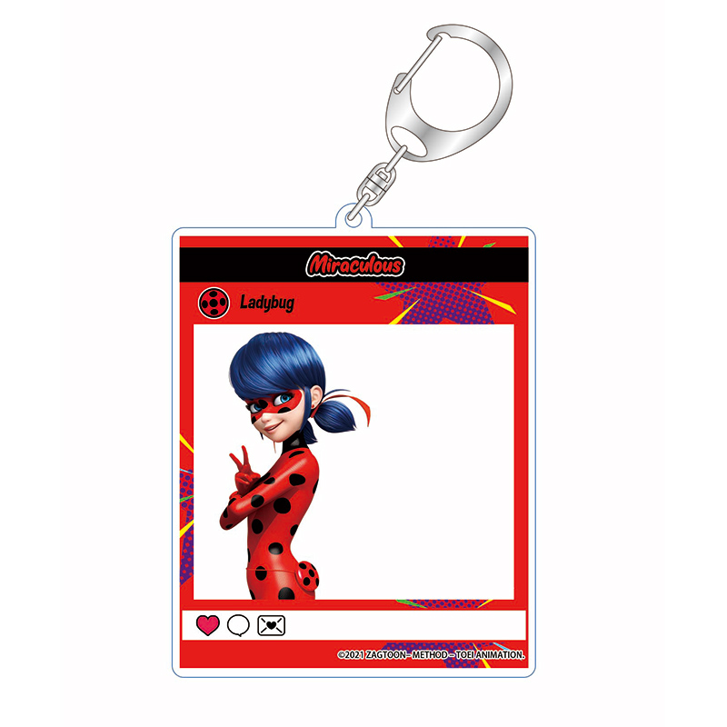 ミラキュラス レディバグ＆シャノワール』 SNS風アクリルキーホルダー