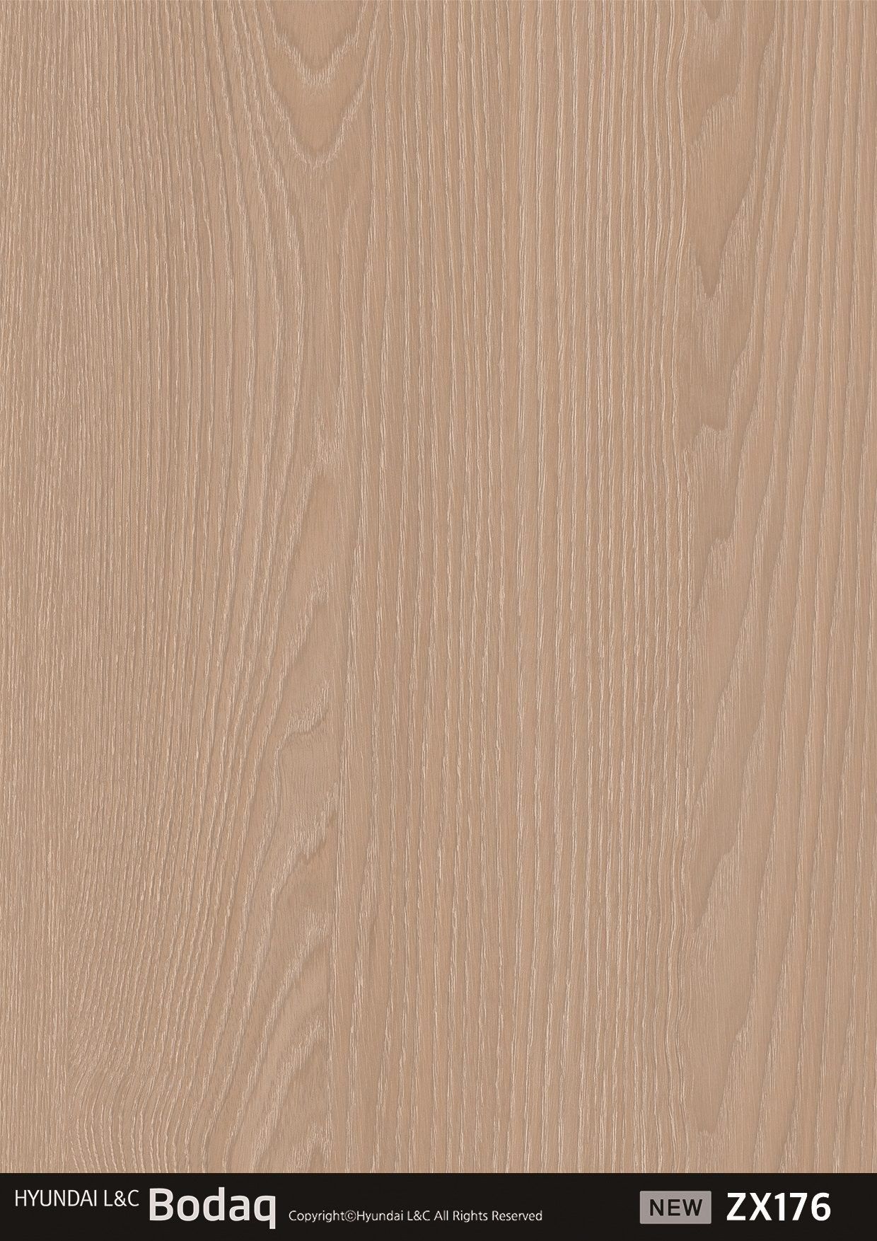 ZX176 White Ash Wood - Wood Collection ⋆ Bodaq® Interior Film by
