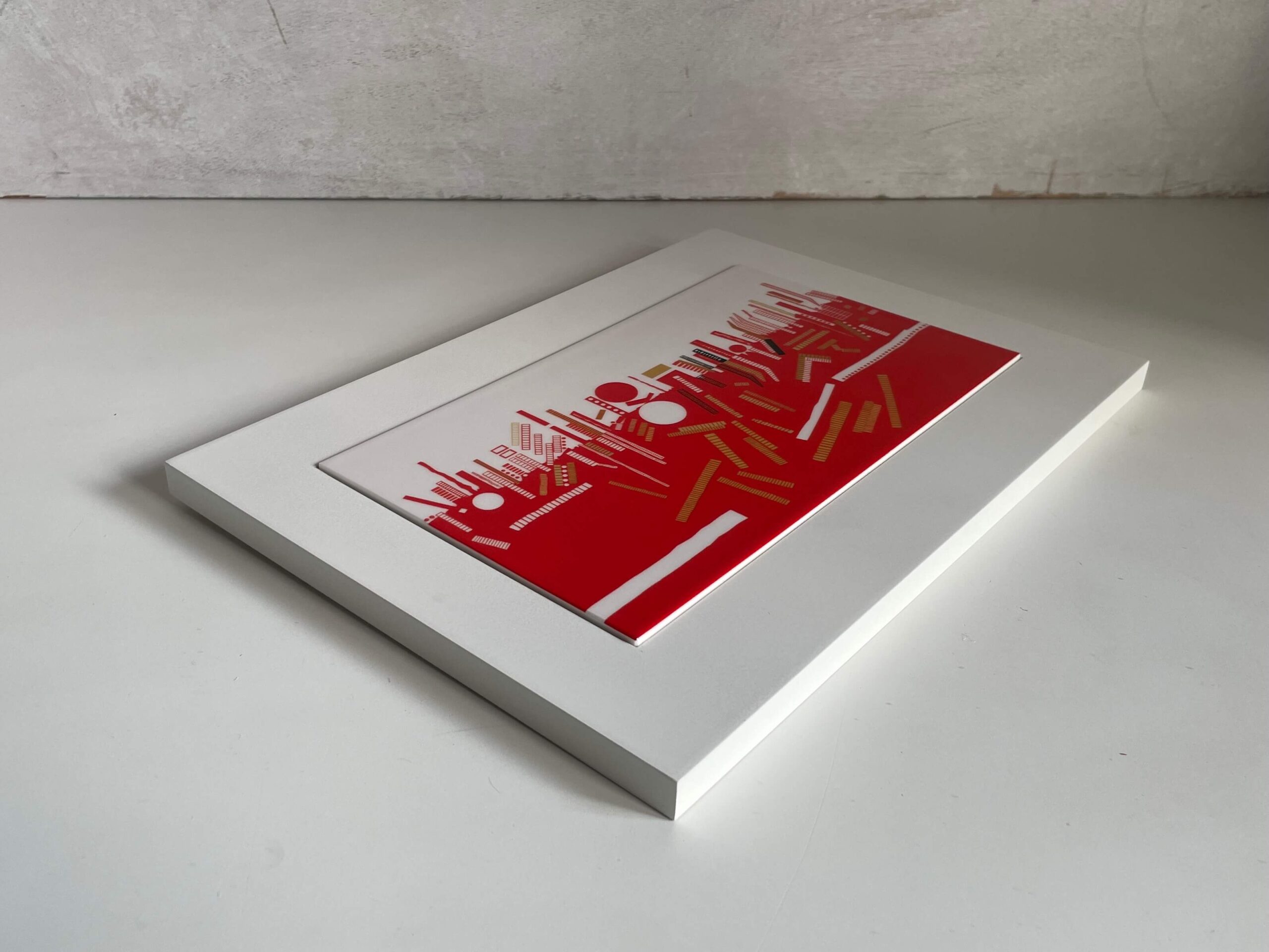 No.9752「陶額〈驚くべき風景A〉：猪熊弦一郎」28×20cm SOLD | ボルト