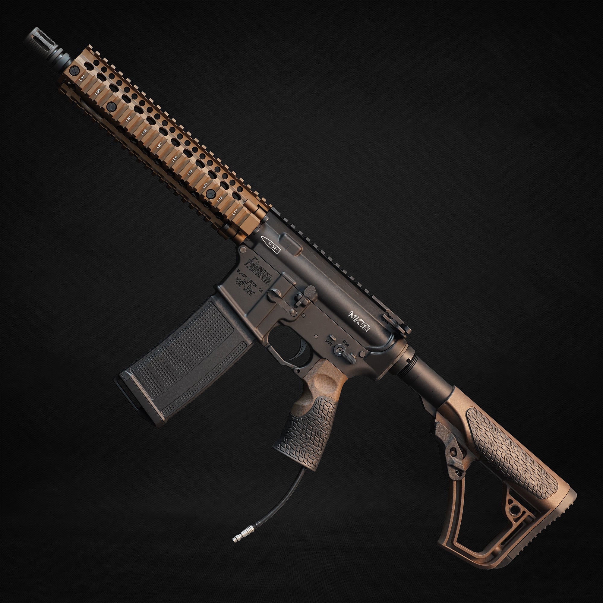 Wolverine MTW Daniel Defense MK18 (RIS II Brown / RIS III Black