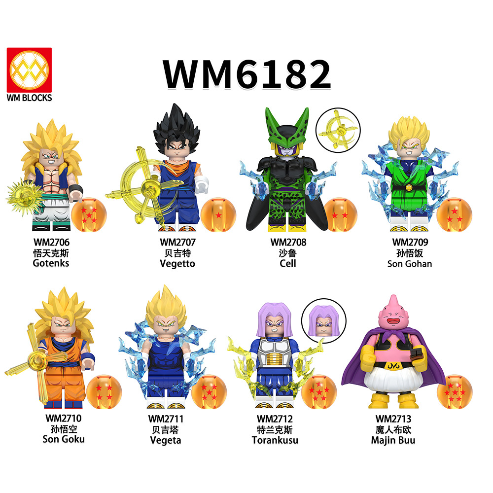 Anime Dragon Ball Z Gotenks WM2706 Minifigures - Brixtoy