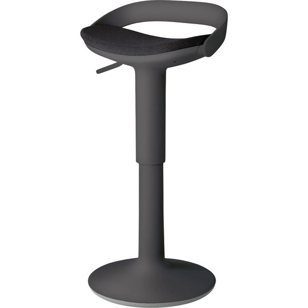 設置込】コクヨ 昇降スツール ジョイン ブラック×ブラック 1脚（直送品