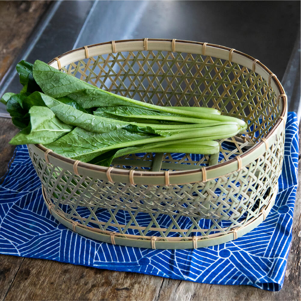 洗い物の特等席】竹籠工房 ゴマコチ 茶碗かご 中 ｜のレン神楽坂【公式