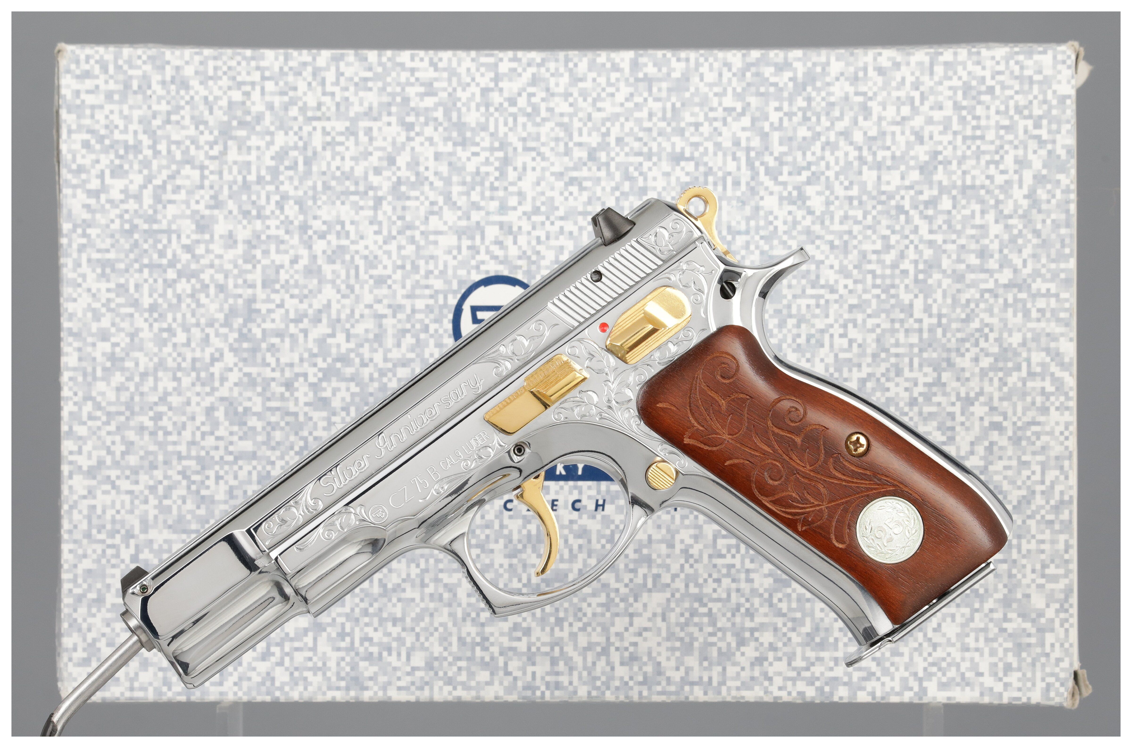Engraved CZ 75B 25th Anniversary Edition Semi-Automatic Pistol