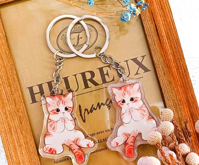 台湾 茶トラ猫 A/キーホルダー ill-timing2019 - Pinkoi