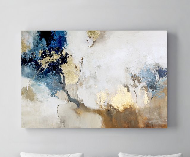 送料無料 30%OFF】ウクライナ ブルーゴールドの絵画 | ブルーゴールド