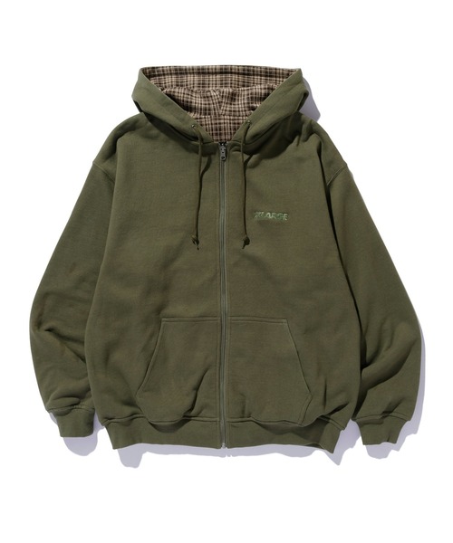 REVERSIBLE ZIP UP HOODED SWEATSHIRT（パーカー）｜XLARGE