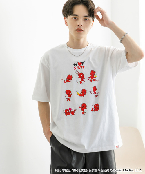 セール】『別注』HOT STUFF×SENSE OF PLACE プリントTシャツ B（T