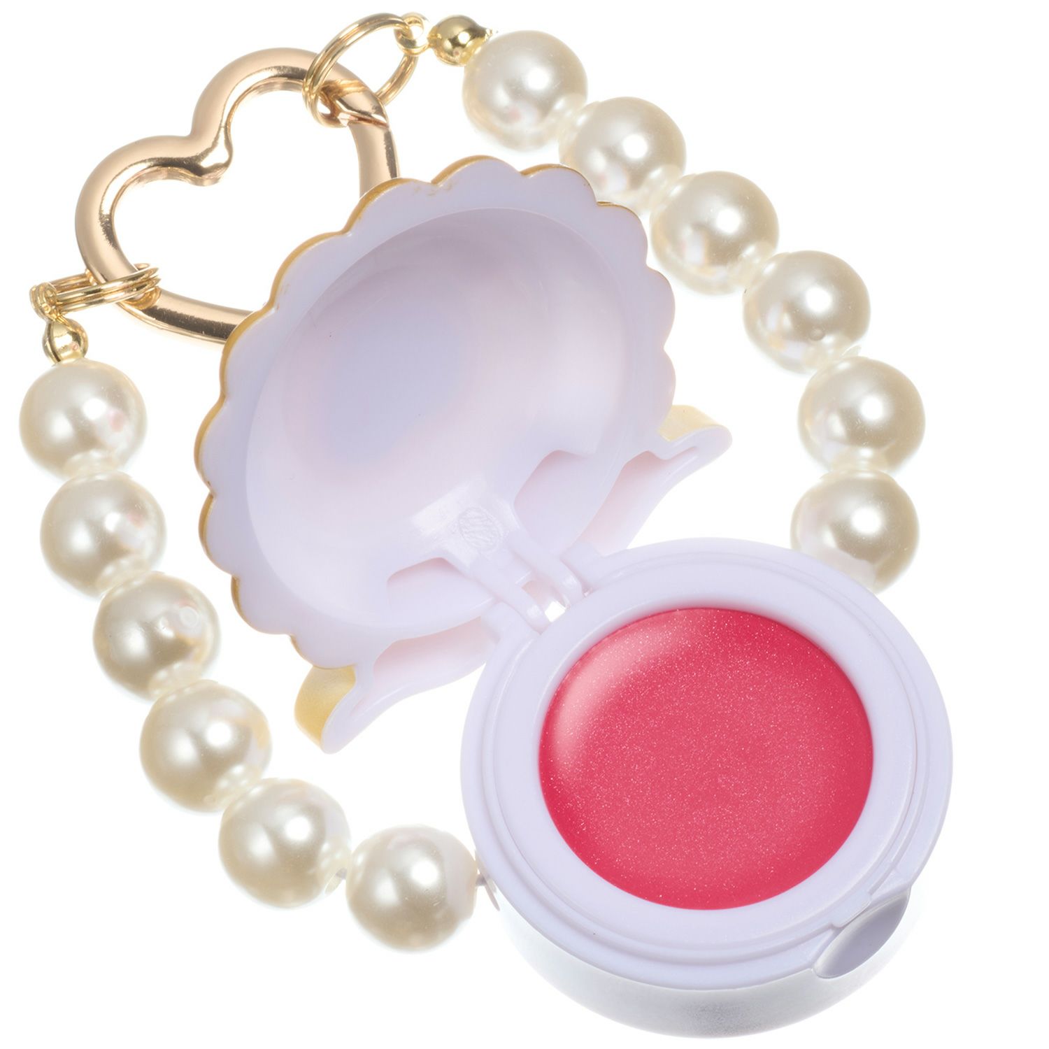 プチレシピ チャーム型リップ＆チーク ＜ホワイト＞ PETiT RECiPE