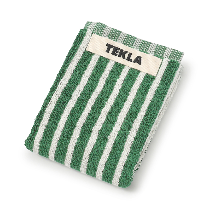 TEKLA（テクラ）【ウォッシュクロス・ハンドタオル】 ティールグリーン