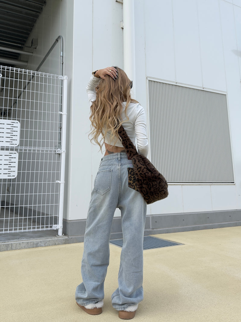 レオパードポイントデニムパンツ DPB42433 – CRAMMY