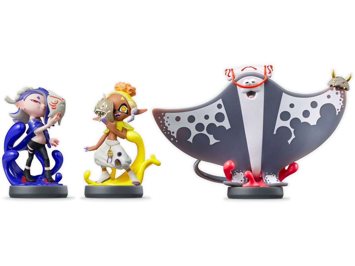 amiibo すりみ連合セット[フウカ/ウツホ/マンタロー] (スプラトゥーン