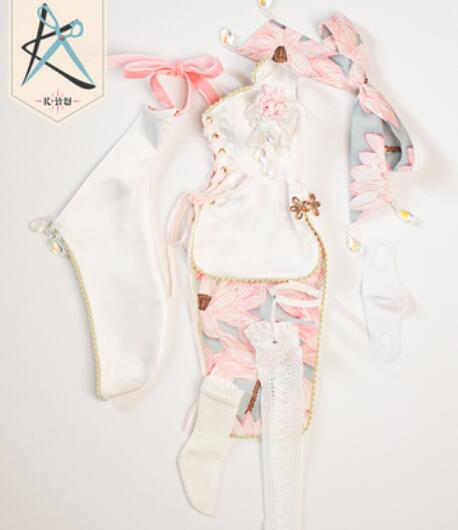 カスタムチャイナドレス（白）【MDD/MSD】（MSD・MiniDD）｜DOLK（ドルク）