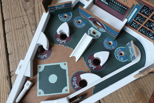 昔懐かしいレトロな野球ピンボールボードゲームの販売