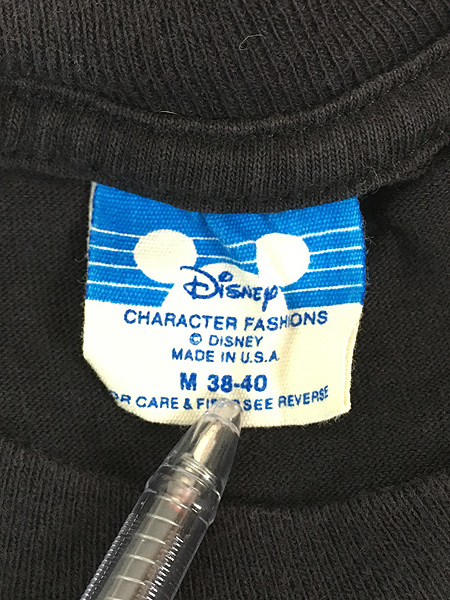 古着 90s USA製 Disney Mickey ミッキー Tシャツ M 古着 - 古着 通販