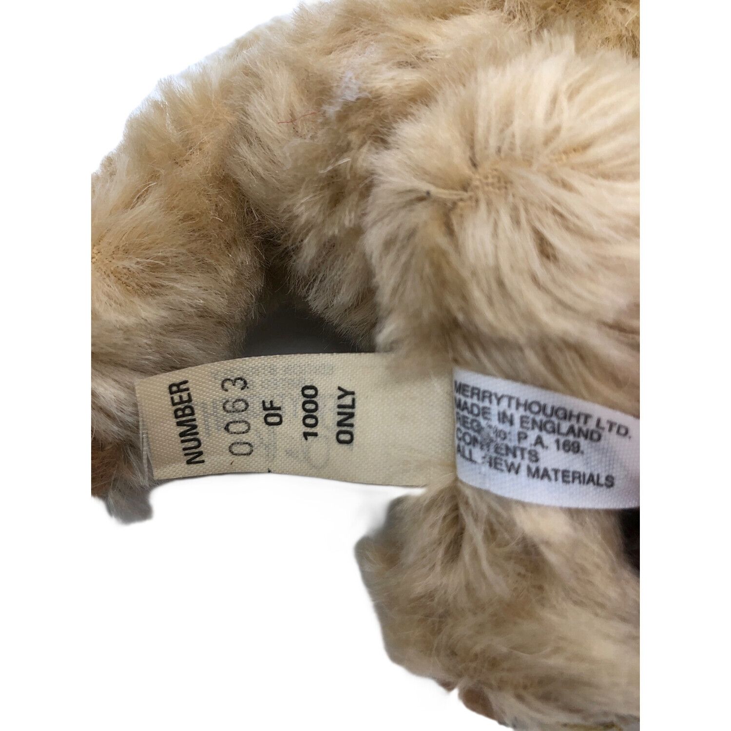 merrythought (メリーソート) ヌイグルミ 1000体限定 No.63 テディベア