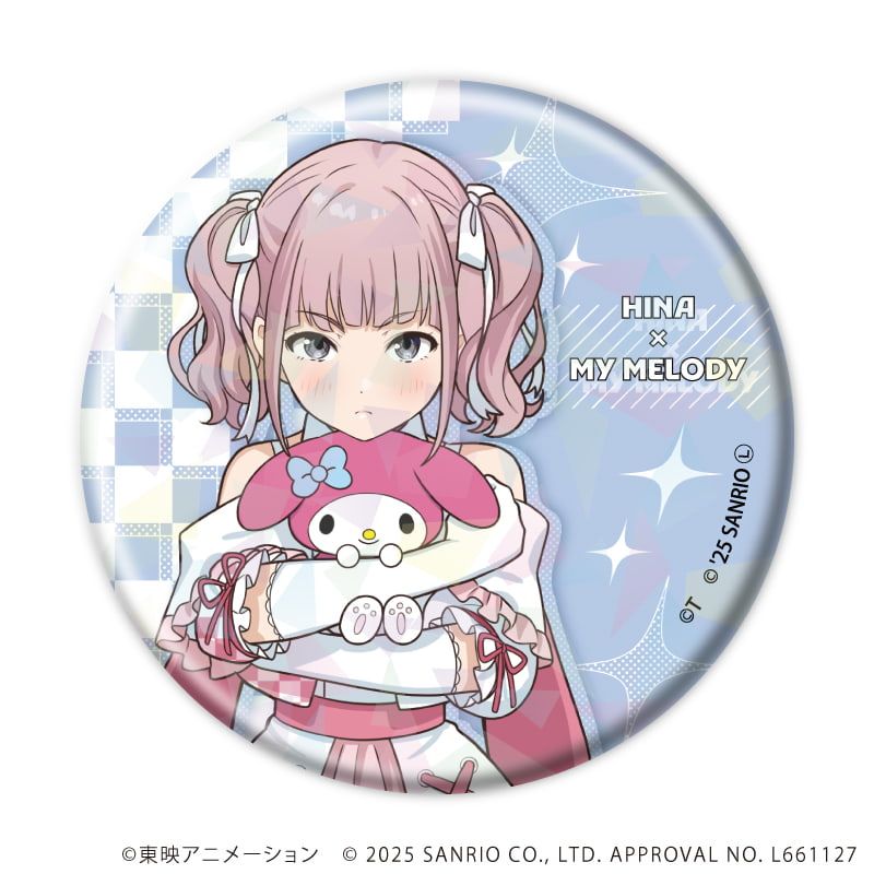 ホログラム缶バッジ(57mm)「ガールズバンドクライ×サンリオ