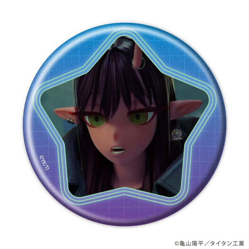 缶バッジ「TVアニメ『銀河特急 ミルキー☆サブウェイ』」01