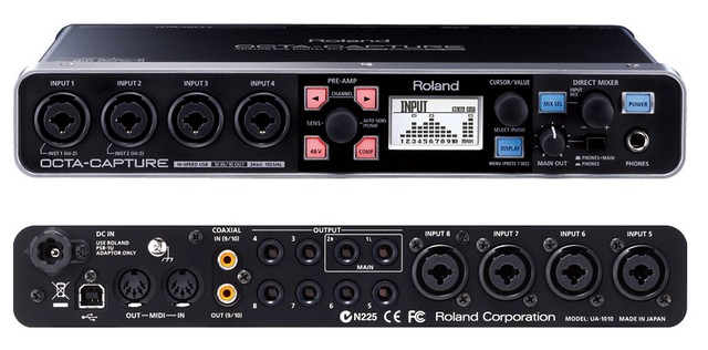 Roland UA-1010 OCTA-CAPTUREレビュー。音の分離とレイテンシが向上