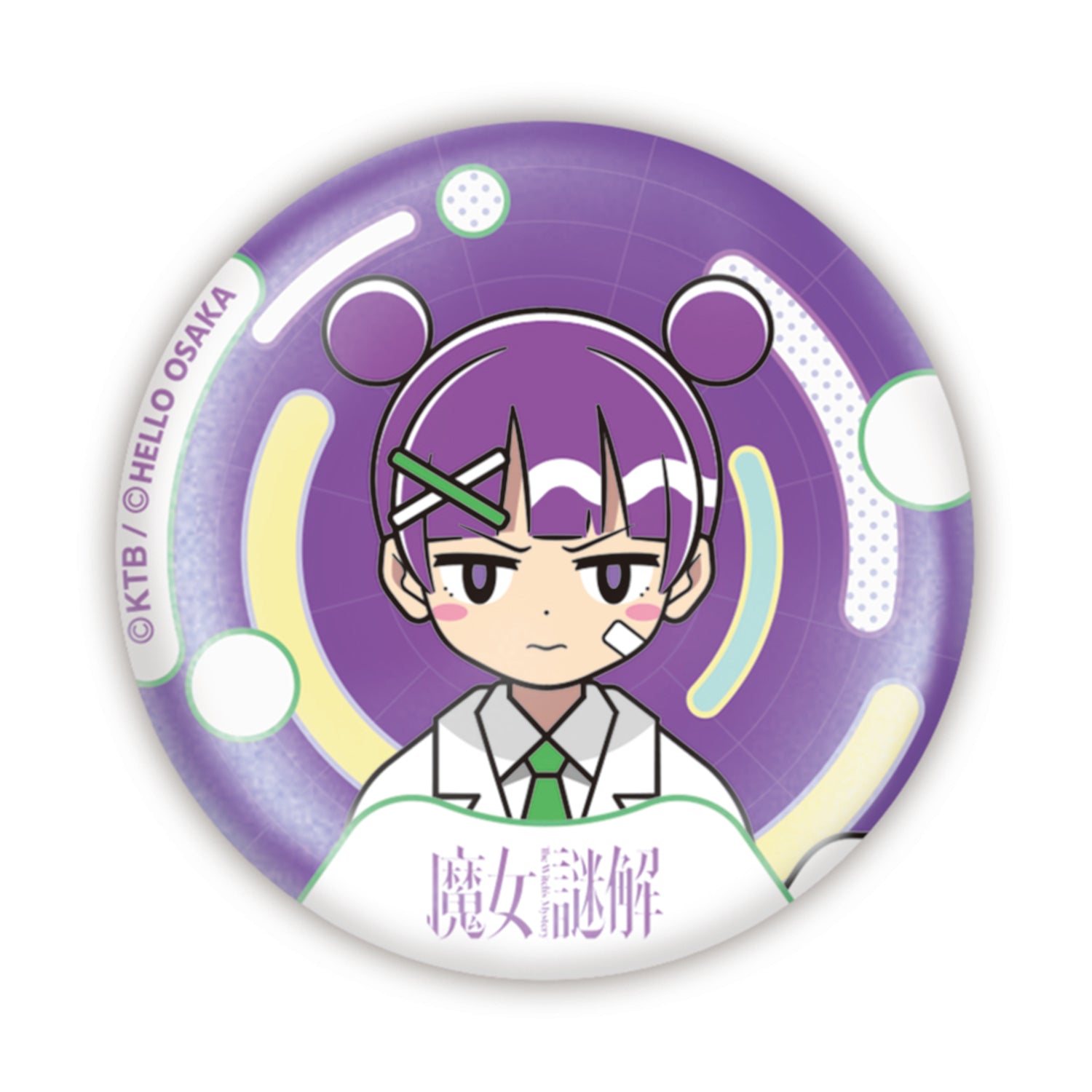 KAMITSUBAKI STUDIO×HELLO OSAKA】クッション缶バッジ3個セットA（化歩