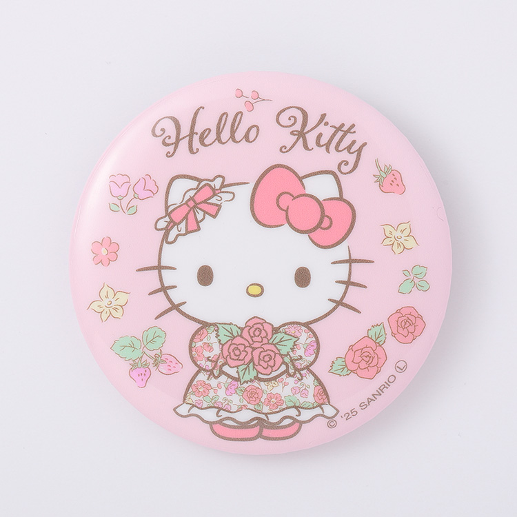 サンリオキャラクターズ テキスタイルフラワー 缶バッジ｜むにゅぐるみ