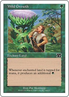 繁茂/Wild Growth》[7ED] 緑C | 日本最大級 MTG通販サイト「晴れる屋」