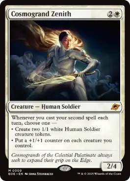 Foil】(009)《コスモグランドの頂点/Cosmogrand Zenith》[EOE] 白R