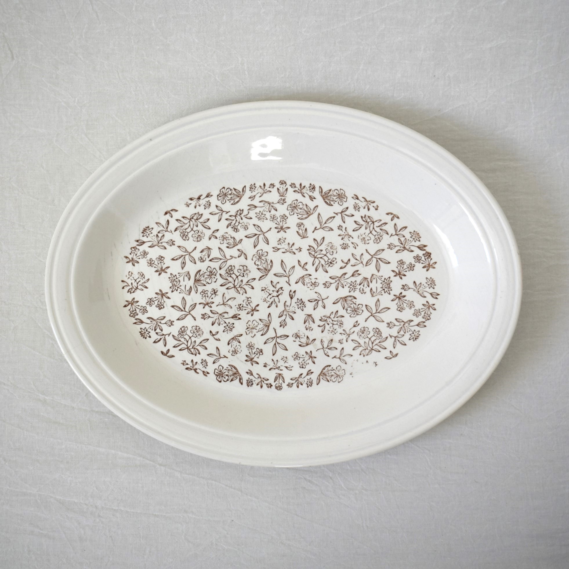 花柄オーバルプレート / C.B.M. Faenza Forte・イタリア | florantik