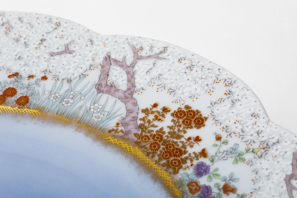 官窯富士に初日 盛皿 | 有田焼 深川製磁｜公式オンラインストア