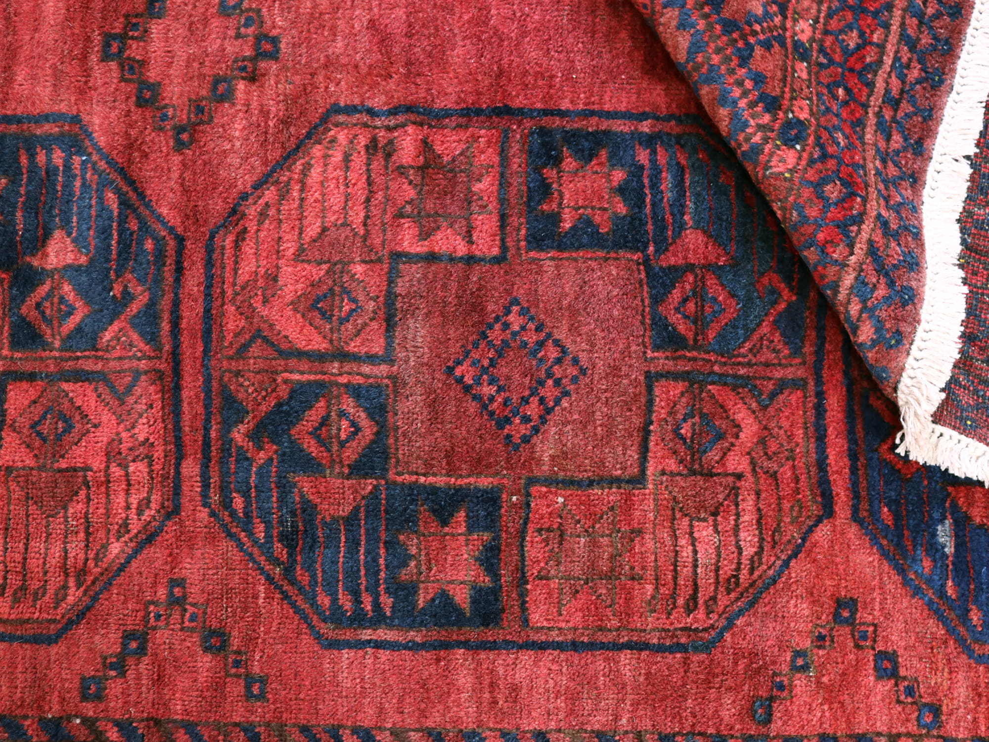 部族絨毯 トライバルラグ ヴィンテージ287×235cm トルクメン エルサリ