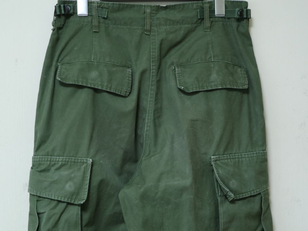 1967年 米軍 実物 S-R ジャングル ファティーグ パンツ 3rd ノンリップ