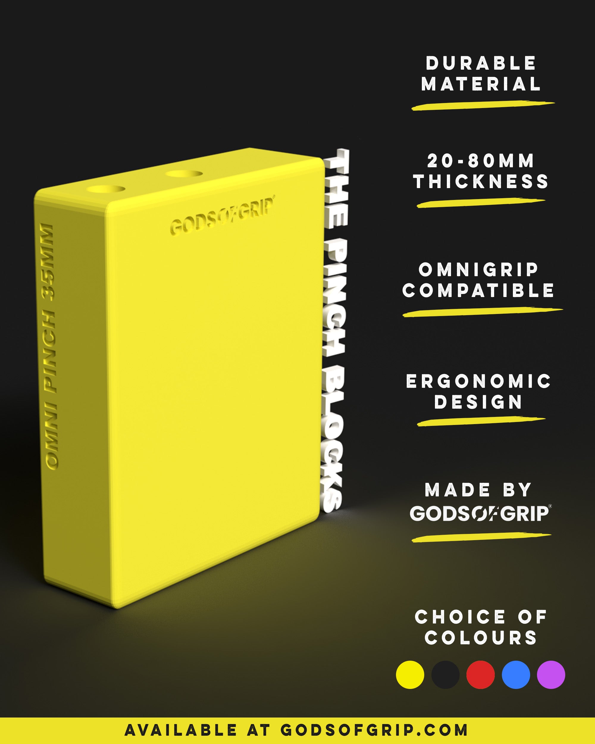 OmniGrip™ Pinch Block Attachments | Gods Of Grip