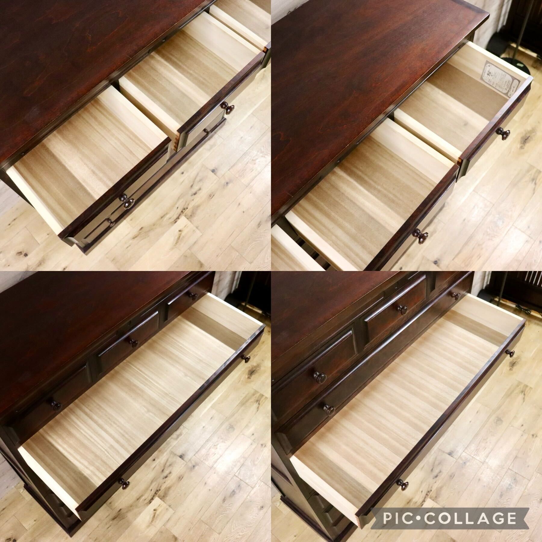 GMGS252○神居民芸 7段チェスト 整理箪笥 整理タンス 衣装箪笥 樺材 和