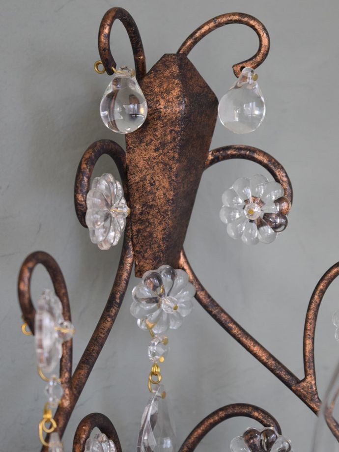 Handleオリジナルの壁付けブラケット リエール（1灯・アンティーク